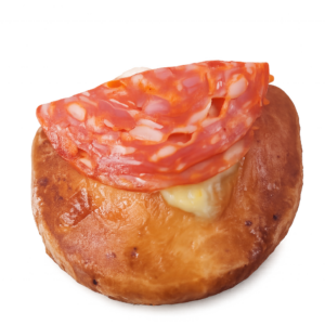 Calzone al salame piccante e mozzarella